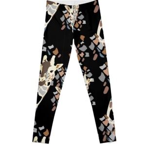 Charlies Project Kid's Size L/XL Giraffe Print Leggings NWT in Original Dust Bag